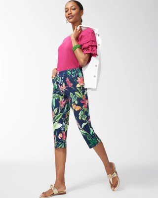 Brigitte Floral Capris