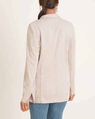 Travelers Collection Faux-Suede Jacket