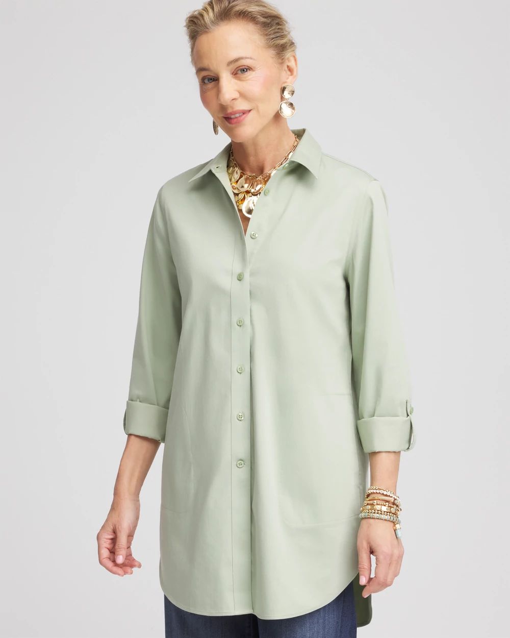 No Iron™ Pocket Tunic