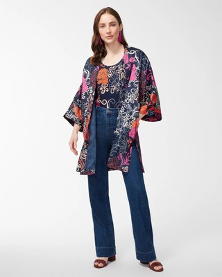 Floral Long Kimono