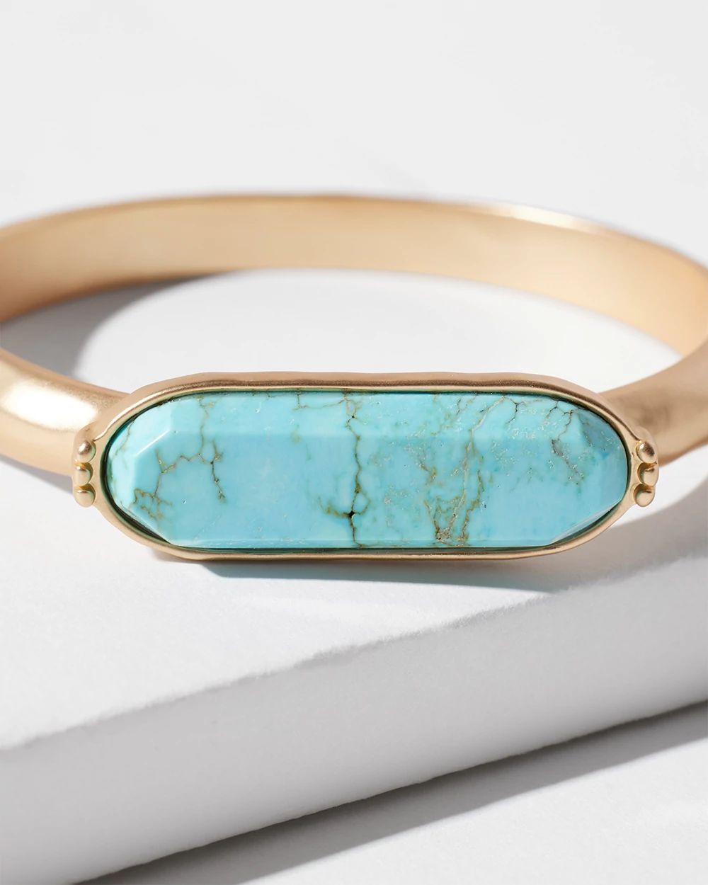 Turquoise Magnetic Hinge Bracelet