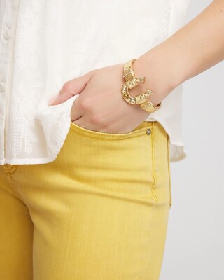 Golden Equestrian Bracelet