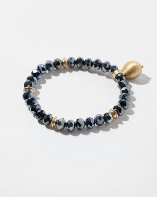 Gold Dangle Stretch Bracelet