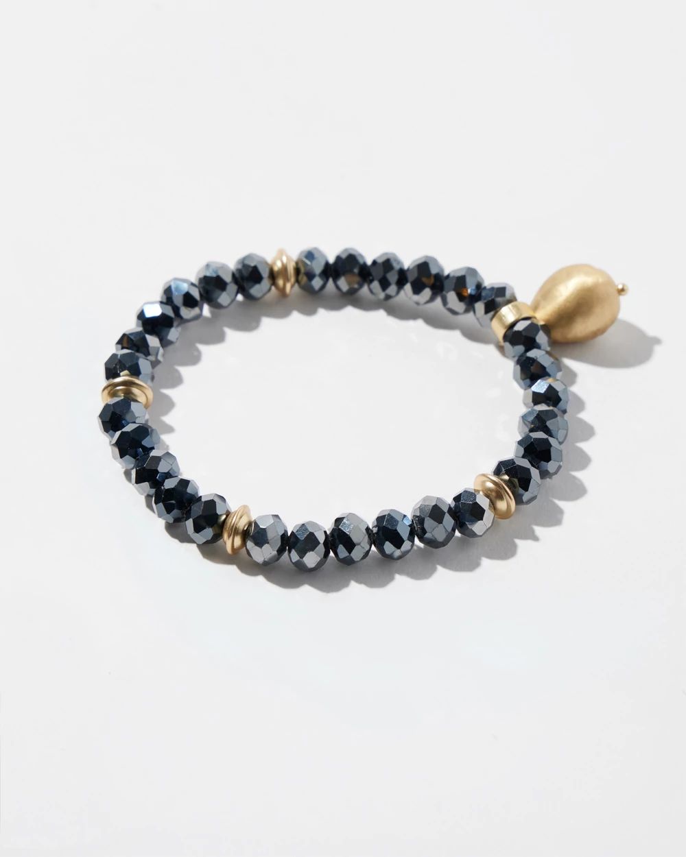 Gold Dangle Stretch Bracelet