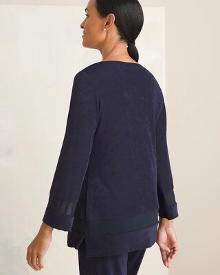 Travelers Classic Mesh-Trim Top