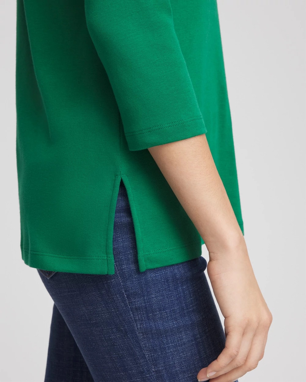 Pima Cotton Square-Neck Tunic