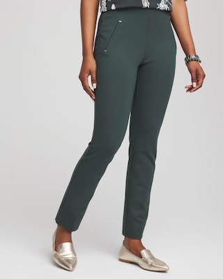 Juliet Slim Trim Detail Ankle Pants