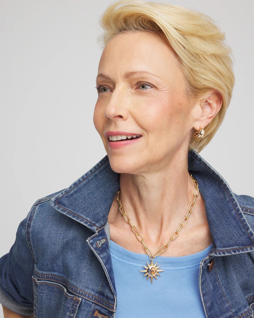 Convertible Zodiac Pendant Necklace click to view larger image.