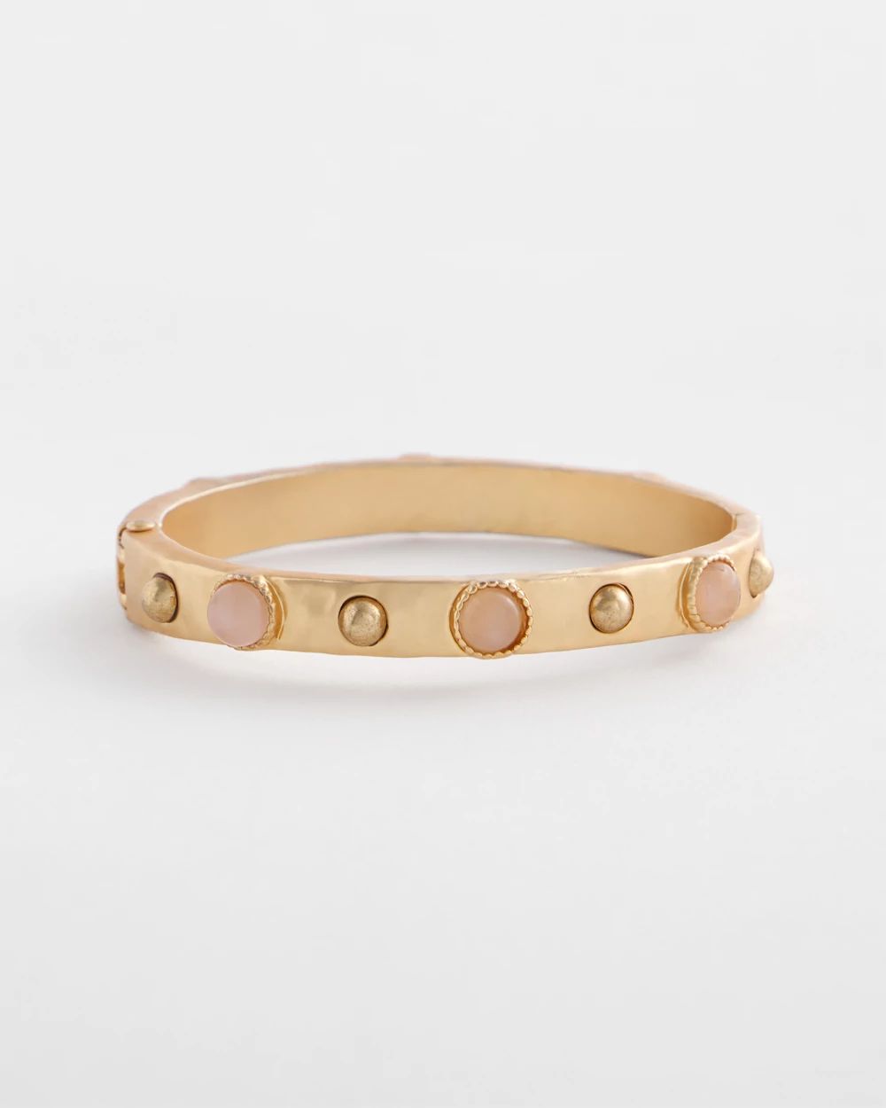 Pink Cuff Hinge Bracelet
