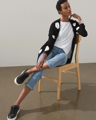 Triple Back Pleat Cotton Slub Tee
