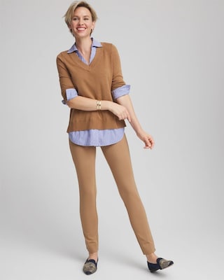 Juliet Ponte Trim Detail Pants click to view larger image.