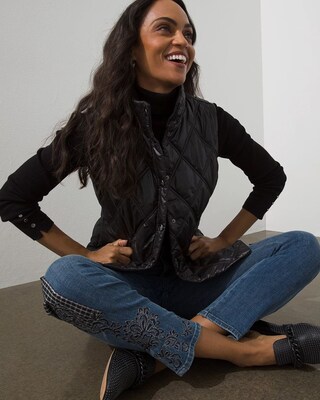 Elongated Quilted Vest
