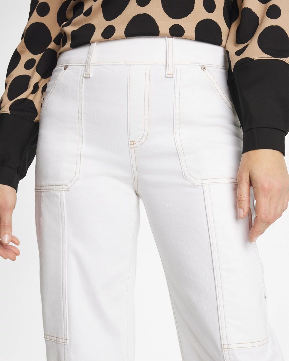 Utility Wide Pull-On Crop click to view larger image.