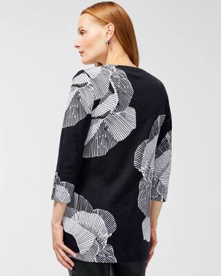 Pima Floral Everyday Button Tunic