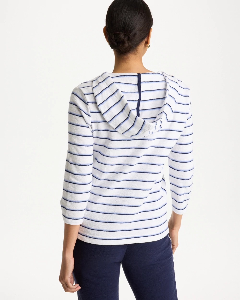 Zenergy® Jersey Ombre Striped Pullover
