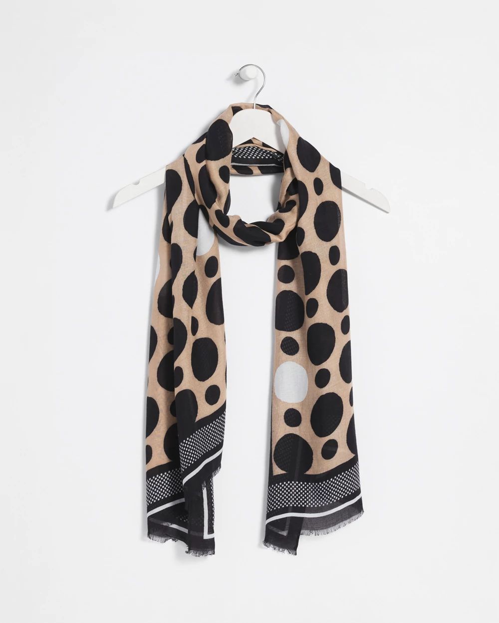 Global Dots Oblong Scarf