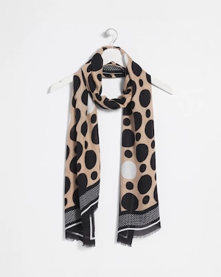 Global Dots Oblong Scarf