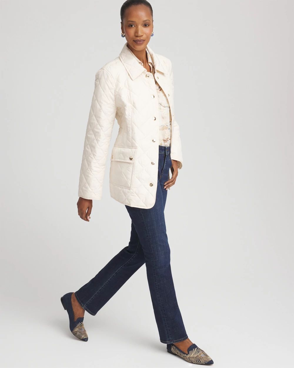 Quilted Barn Jacket click to view larger image.