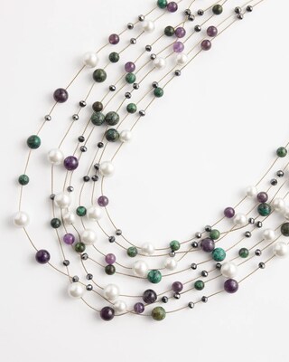 Beaded Bib Necklace