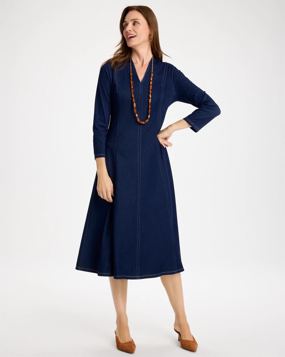 chicos blue dress Shop Dresses 5% Spandex Color:M-Blue detachable train Chico's women's Sparkly Dress Women's Business