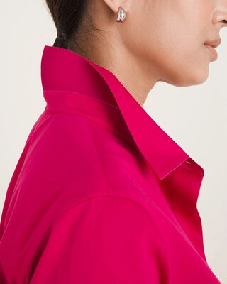 No-Iron Cotton-Blend Stretch Shirt