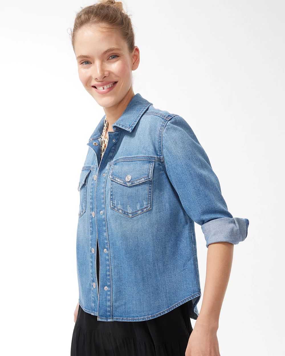 Cropped Denim Jacket