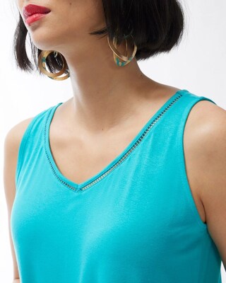 Touch of Cool Eyelet Tank