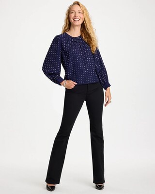 Embellished Long Sleeve Top click to view larger image.