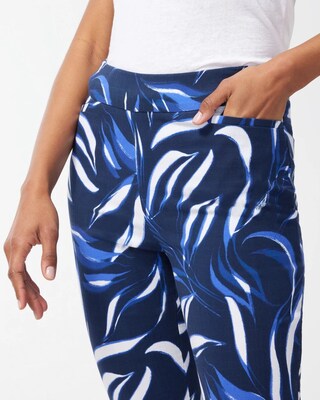 Brigitte Foliage Print Ankle Pants