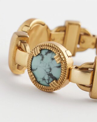 Turquoise Tortoise Collection Toggle Bracelet click to view larger image.