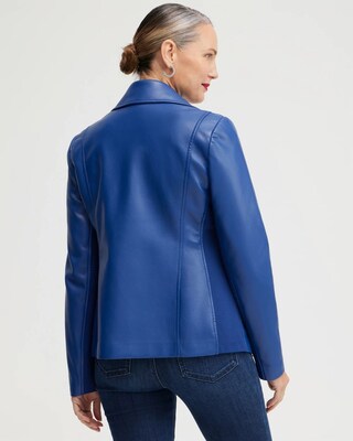Faux Leather Moto Jacket