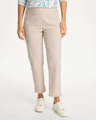 Zenergy® Striped UPF Bungee Crop Pants