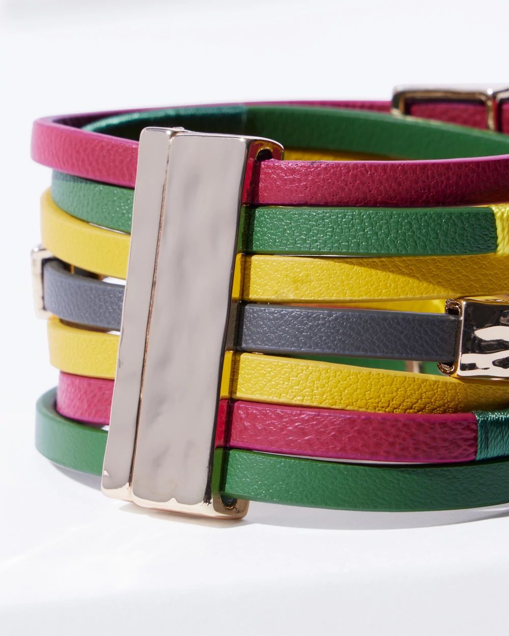 Leather Magnetic Bracelet