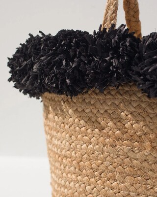 Floral Jute Tote