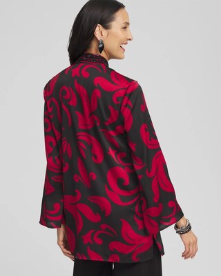 Embellished Neck Kurta Top click to view larger image.