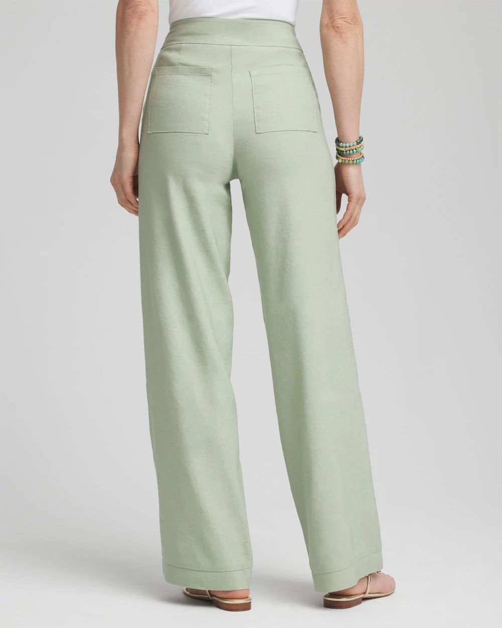 Linen Stretch Relaxed Pants