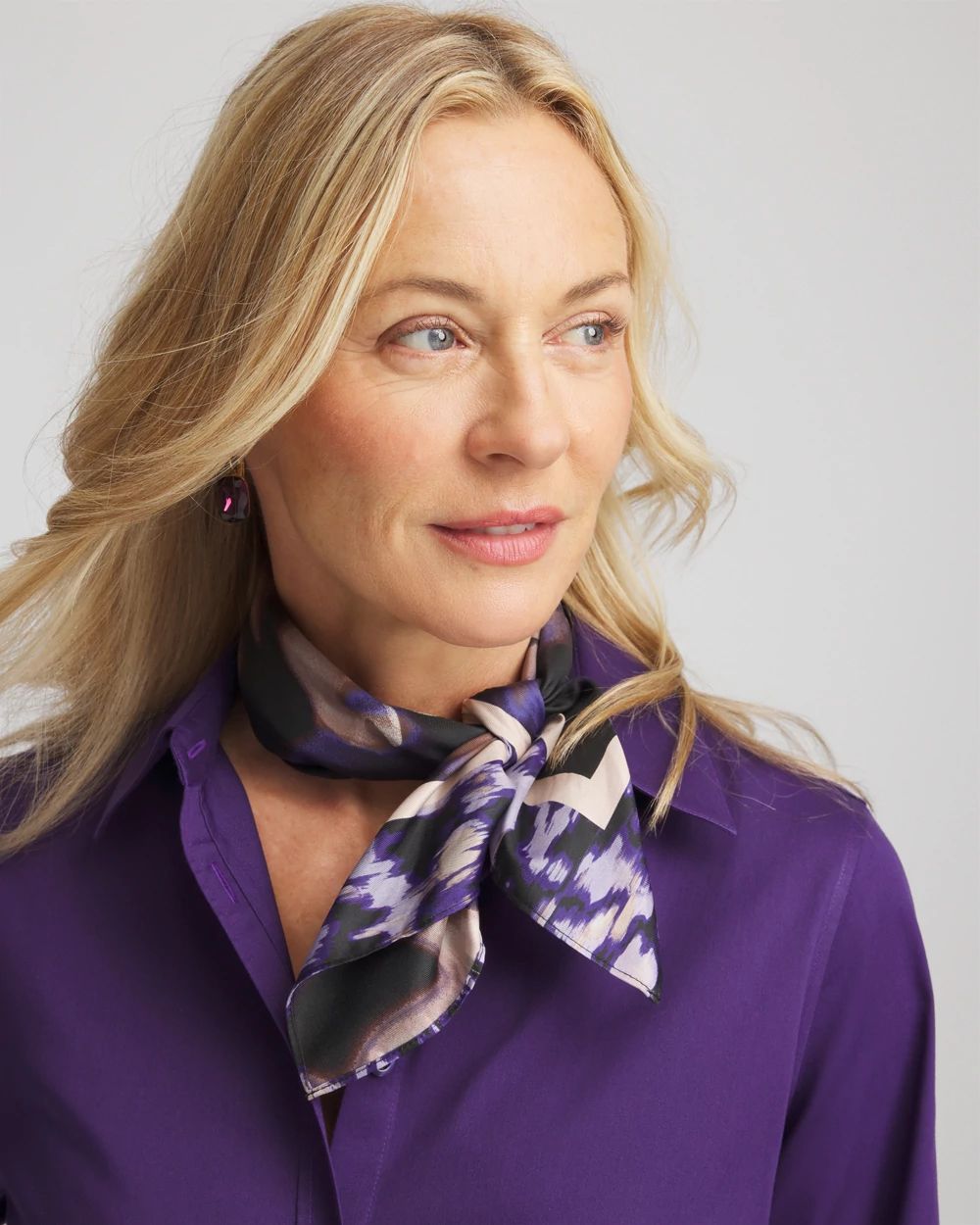 Fjord Flora Square Neckerchief Scarf