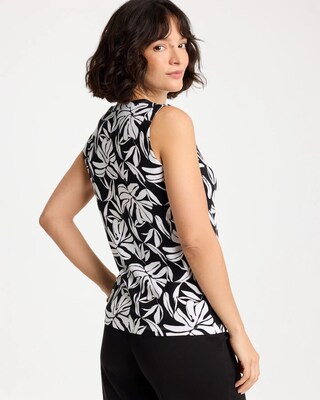 Cotton Button Trim Tank click to view larger image.