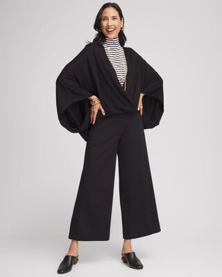 Surplice Sweater Poncho click to view larger image.