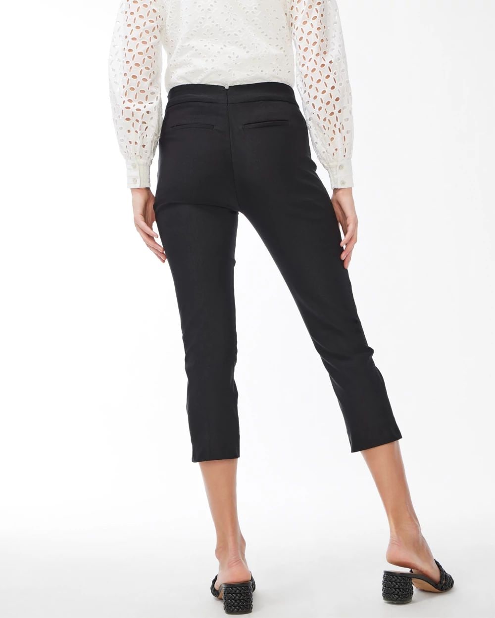 Brigitte™ Pull-On Slim Cropped Pants click to view larger image.