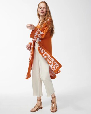 Embroidered Kimono