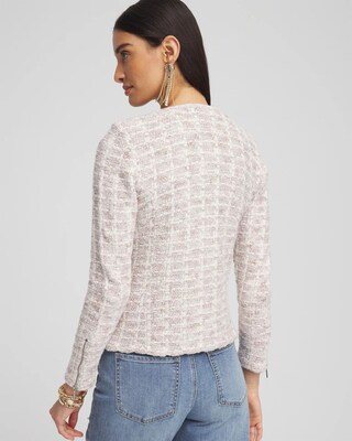 Tweed Moto Cardigan click to view larger image.