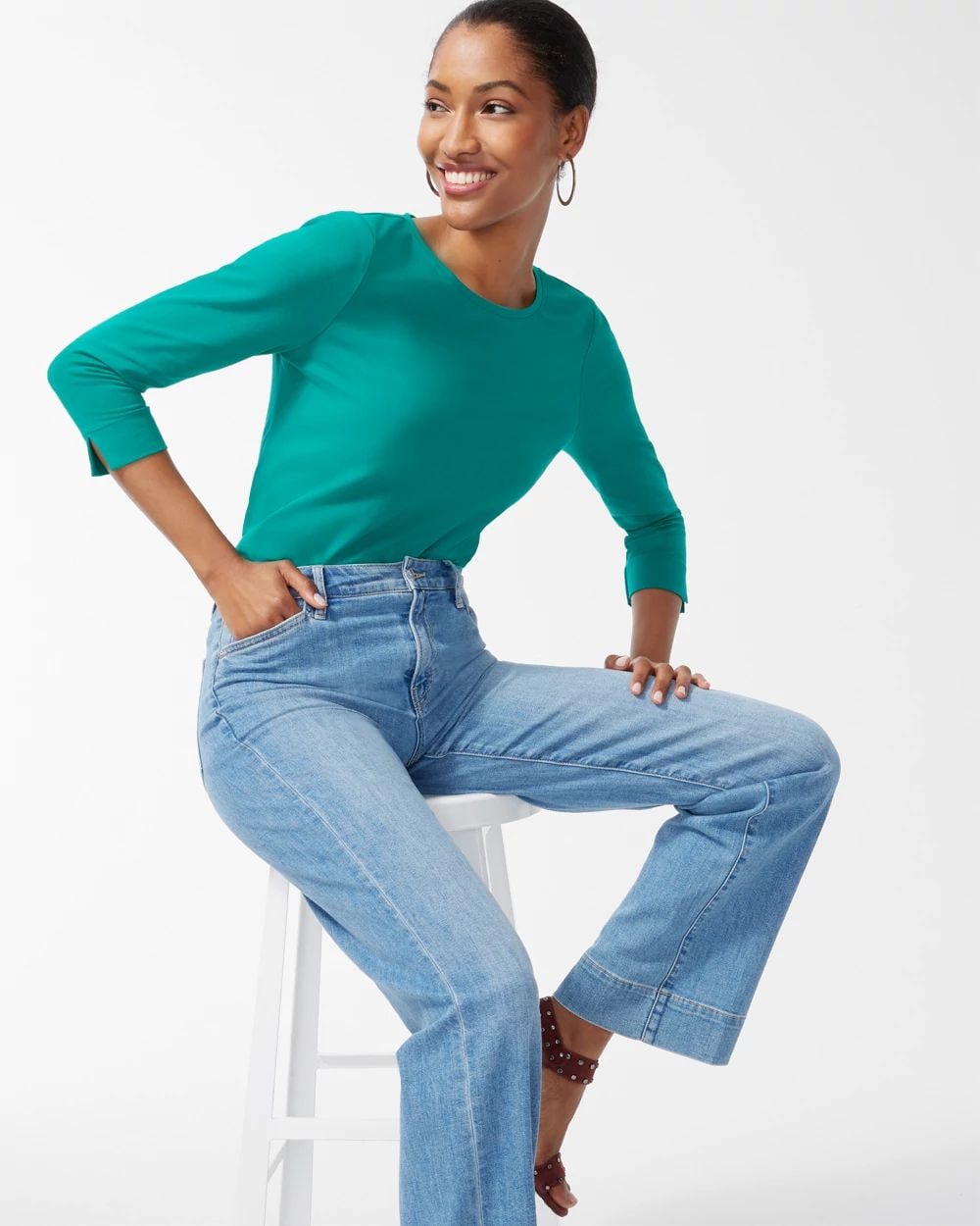 3/4 Sleeve Perfect Tee