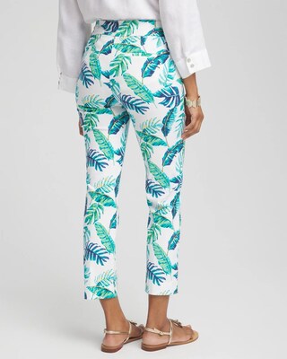 Brigitte™ Tropical Pull-On Cropped Pants click to view larger image.