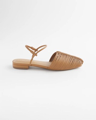 Woven Slingback Sandals click to view larger image.