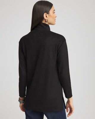 Cozy Mock Neck Jacquard Tunic click to view larger image.