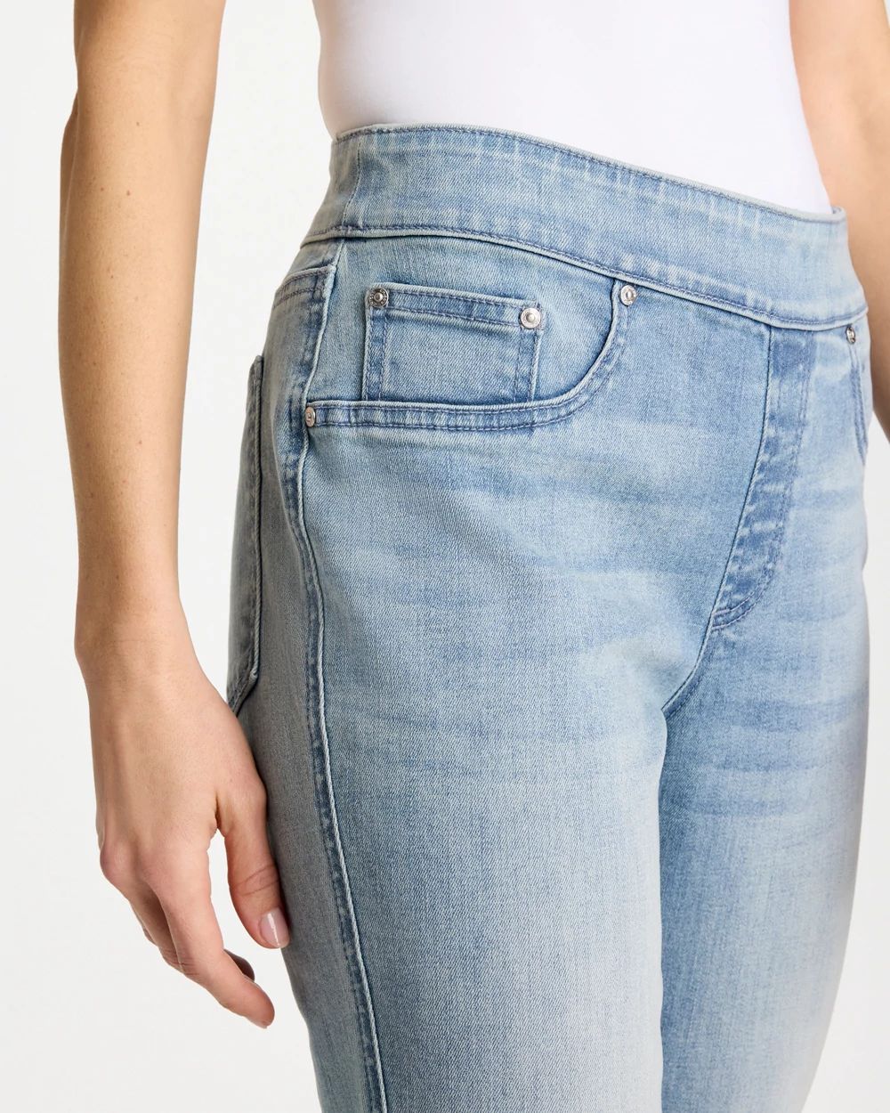 Pull-On Capri Jeans click to view larger image.