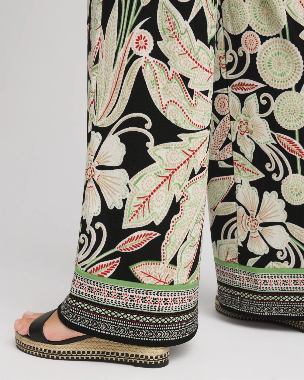 Travelers™ Island-Motif Palazzo Pants