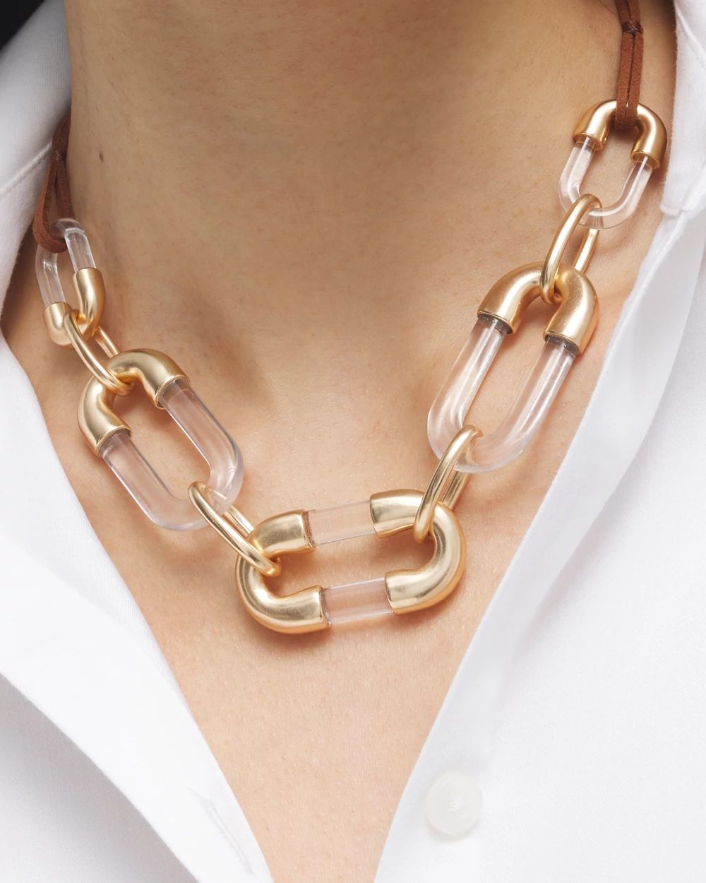 Neutral Bib Necklace
