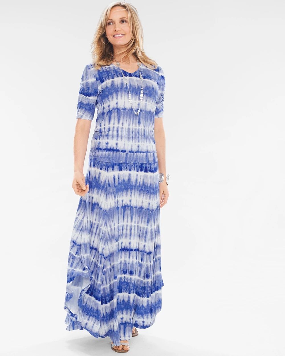 Tie-Dye Maxi Skirt